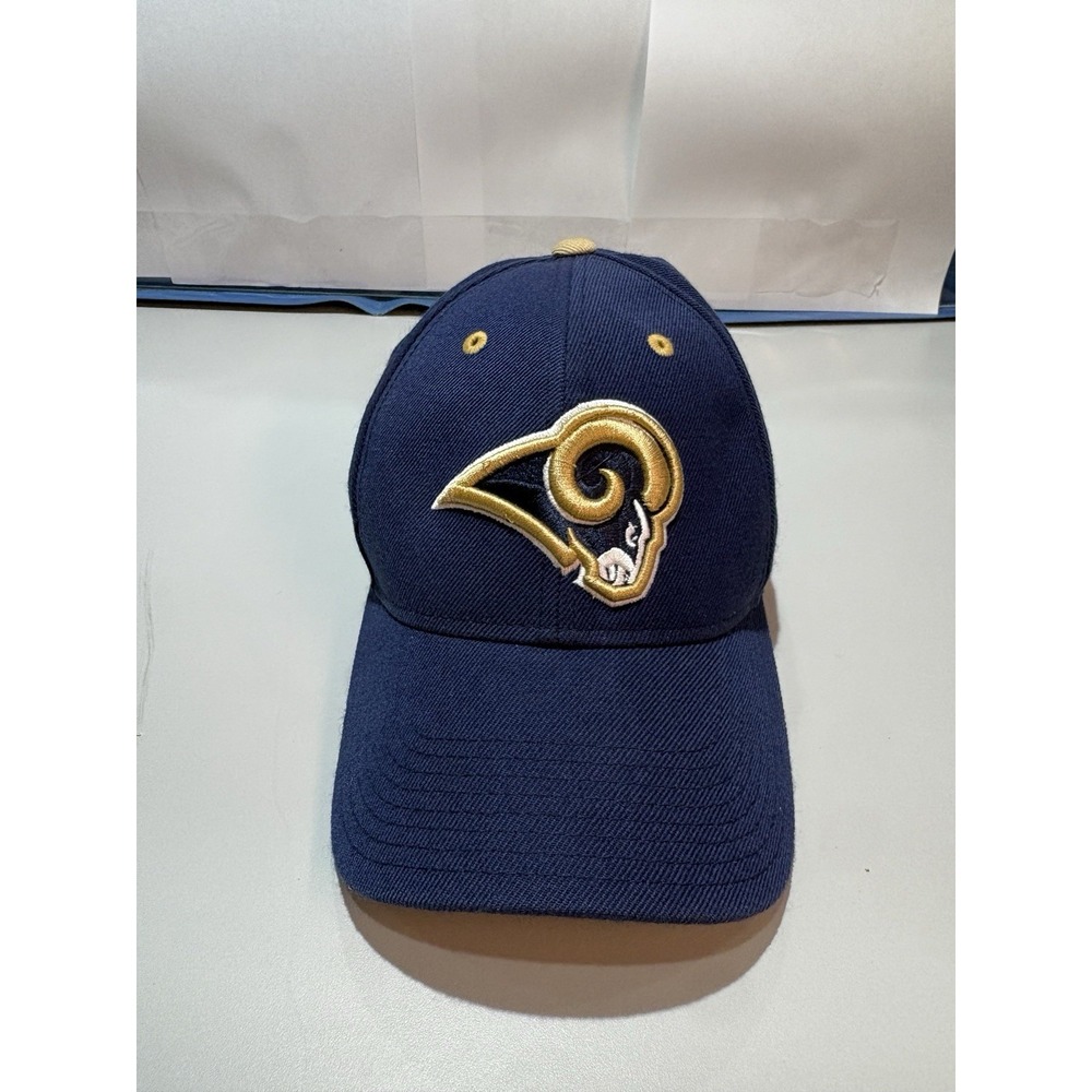 Los Angeles/St. Louis Rams Reebok On Field Blue Strapback Cap Hat NFL